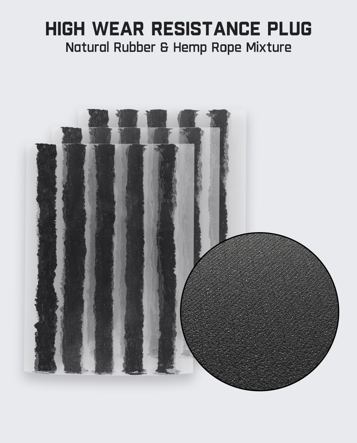 Fanttik Tire Repair Kit-24pcs Heavy Duty Tire Plug Kit, Fix Punctures and Plug Flats Patch, Universal Tire Repair Tools for Autos, Cars, Motorcycles, Trucks, ARBs, ATVs, Tractors, RVs, SUVs, Trailers